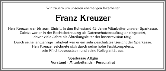 Traueranzeige von 232298849-1.pdf  von Allgäuer Zeitung,Kempten