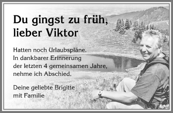 Traueranzeige von Viktor  von Allgäuer Zeitung,Kempten