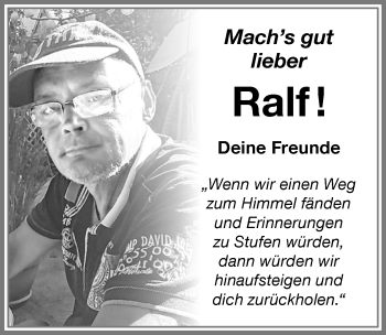 Traueranzeige von Ralf  von Memminger Zeitung