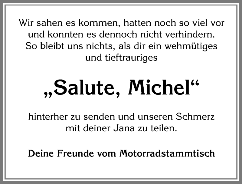  Traueranzeige für Michael Zobl vom 09.03.2018 aus Allgäuer Zeitung, Füssen