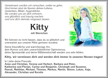 Traueranzeige von Katharina Fischer von Allgäuer Zeitung, Kaufbeuren/Buchloe