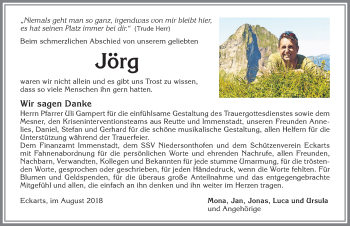 Traueranzeige von Jörg  von Allgäuer Zeitung