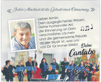 Traueranzeige von Armin  von Allgäuer Zeitung, Füssen