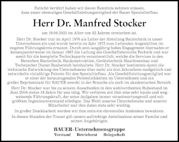 Traueranzeige von Manfred Stocker von Allgäuer Zeitung, Füssen