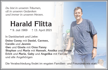 Traueranzeige von Harald Flitta von Allgäuer Zeitung, Marktoberdorf