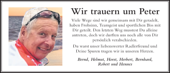 Traueranzeige von Peter  von Der Westallgäuer