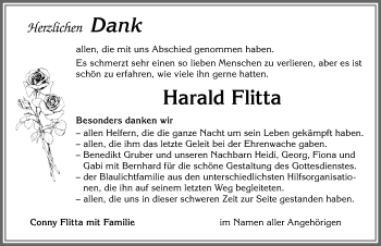 Traueranzeige von Harald Flitta von Allgäuer Zeitung