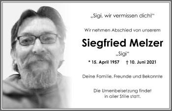 Traueranzeige von Siegfried Melzer von Allgäuer Zeitung, Kaufbeuren/Buchloe