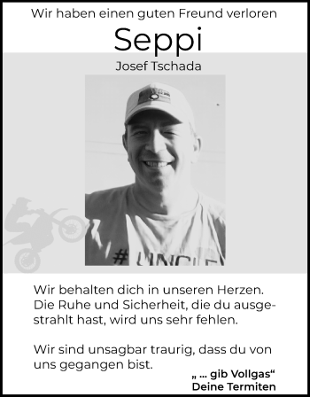 Traueranzeige von Josef Tschada von Memminger Zeitung