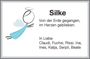 Traueranzeige von Silke  von Memminger Zeitung