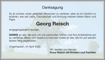 Traueranzeige von Georg Reisch von Memminger Zeitung