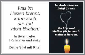 Traueranzeige von Luigi Cuomo von Allgäuer Zeitung, Kaufbeuren/Buchloe