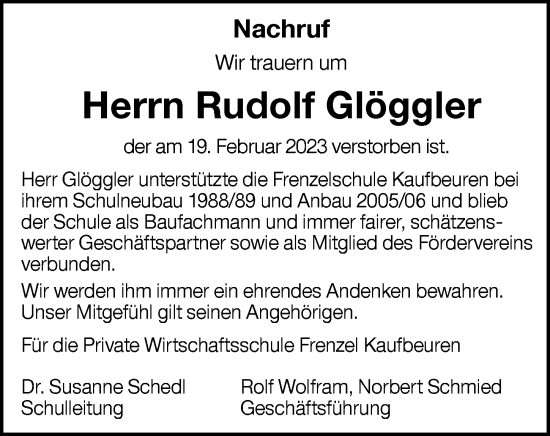 Traueranzeige von 232036982-1.pdf  von Allgäuer Zeitung, Kaufbeuren/Buchloe