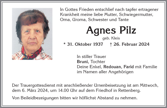 Traueranzeige von 232300039-1.pdf  von Allgäuer Anzeigeblatt