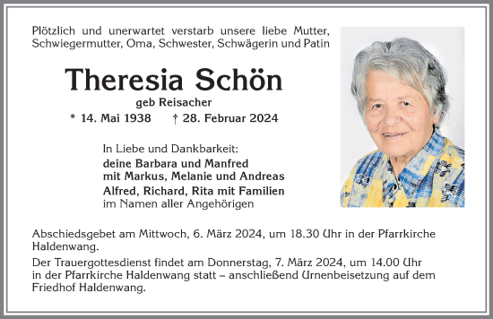 Traueranzeige von 232301545-1.pdf  von Allgäuer Zeitung,Kempten