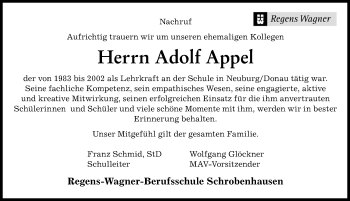 Traueranzeige von Helmut Proeller von Neuburger Rundschau