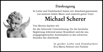 Traueranzeige von Michael Scherer von Augsburger Allgemeine