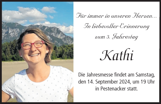 Traueranzeige von Kathi  von Landsberger Tagblatt