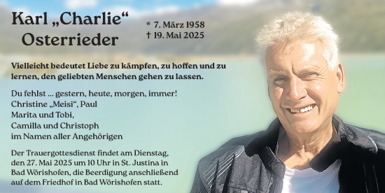 Traueranzeige von Karl Osterrieder von Mindelheimer Zeitung