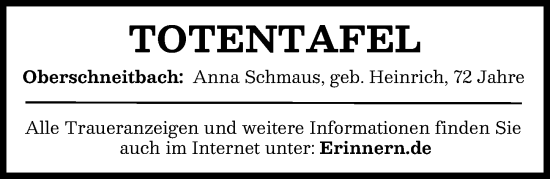 Traueranzeige von Totentafel vom 21.06.2025 von Aichacher Nachrichten