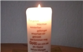 Kerze von Christine für Margaretha Wäcker